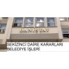 DANIŞTAY SEKİZİNCİ DAİRE KARARLARI BELEDİYE İŞLERİ