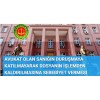 Avukat olan sanığın