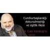 Cumhurbaşkanlığı dokunulmazlığı ve eşitlik ilkesi