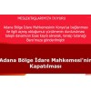 Bölge İdare Mahkemesi'nin Konya'ya bağlanması (28.01.2016)