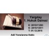 YARGITAY     1. HUKUK DAİRESİ  Esas Numarası: 2015/11293