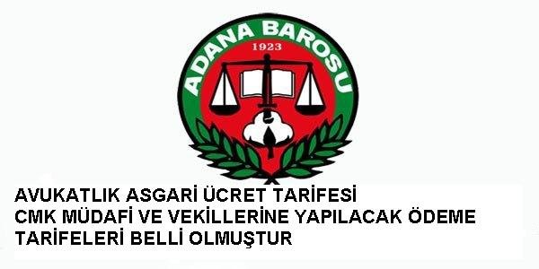 ASGARİ ÜCRET TARİFESİ