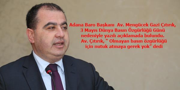 Dünya Basın Özgürlüğü Günü Basın Açıklaması 