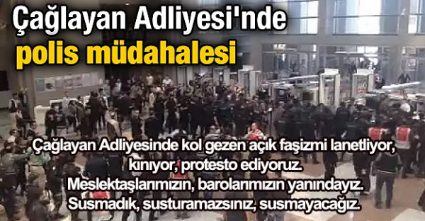 Çağlayan Adliyesinde yaşanan