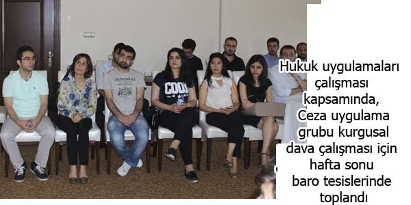 Kurgusal dava çalışması yapılmakta