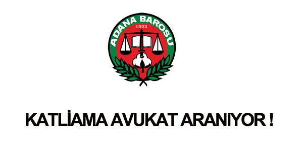 Katliama avukat aranıyor!
