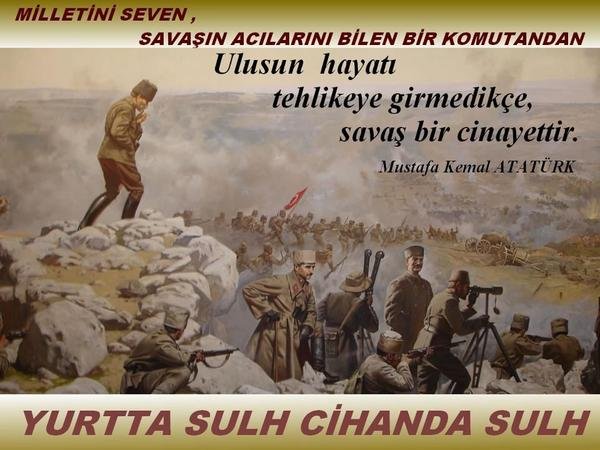 Mecbur kalmadıkça savaş bir cinayettir