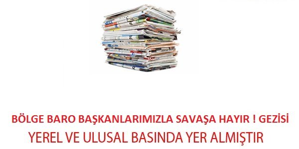 Bölge Baro Başkanlarının Savaşa Hayır gezisi