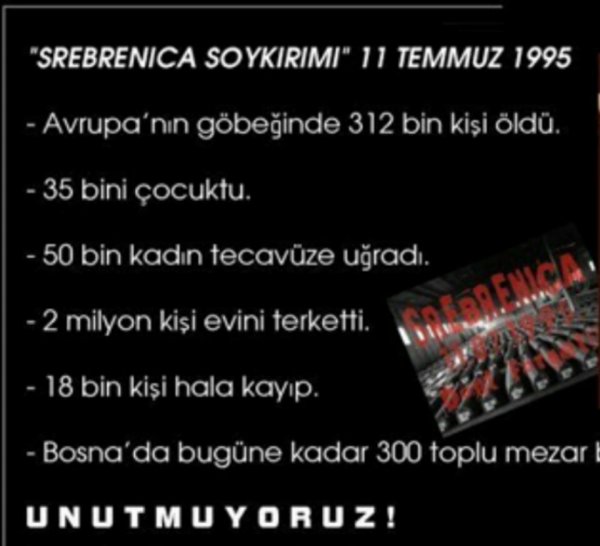 Dram ve vahşeti Unutmadık!