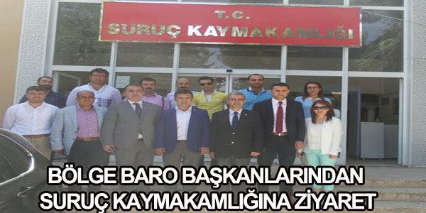 SURUÇ KAYMAKAMLIĞINA ZİYARET