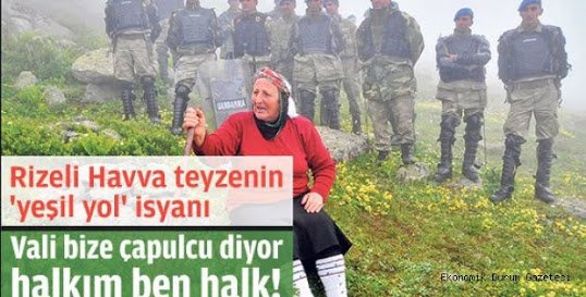 Havva hanım Rize Çamlıhemşin...