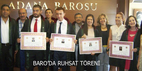 Baromuzda ruhsat töreni yapıldı-