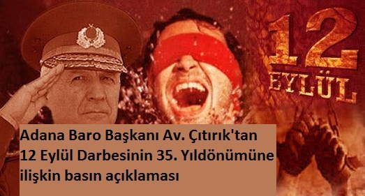 12 Eylül darbesinin 35.yıldönümü