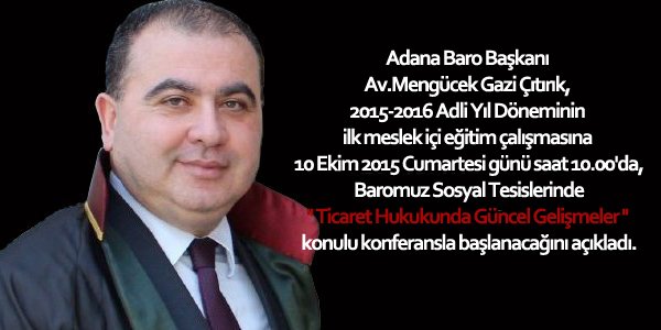 '' Ticaret Hukukunda Güncel Gelişmeler ''