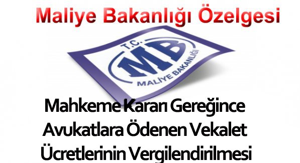 Maliye Bakanlığı Özelgesi