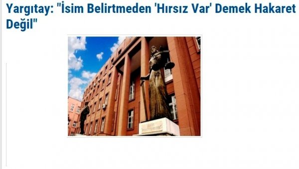 "Hırsız Var" sözüne...