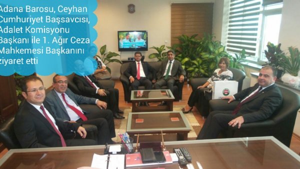 Adana Baro heyetinin Ceyhan ziyareti
