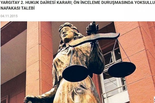 ÖN İNCELEME DURUŞMASINDA YOKSULLUK NAFAKASI TALEBİ 