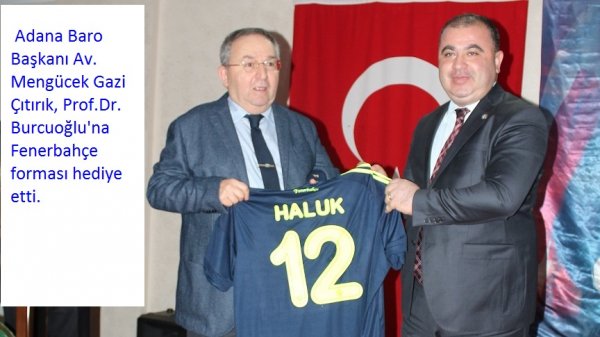 Prof. Dr. Burcuoğlu'na Fenerbahçe forması