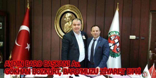 Aydın Barosu Başkanı Av. Gökhan Bozkurt, 