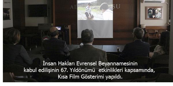 Kısa Film Gösterimi Yapıldı