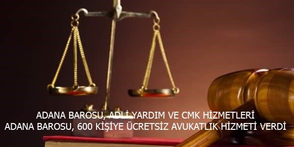600 Kişiye Ücretsiz Avukatlık Hizmeti