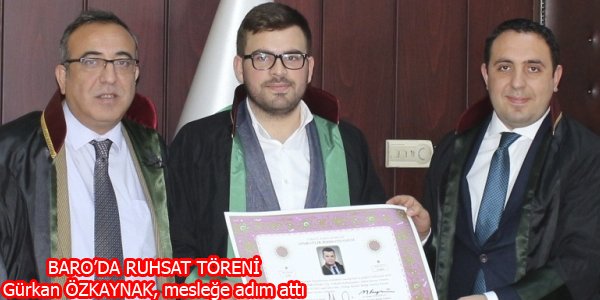 Gürkan Özkaynak yemin etti