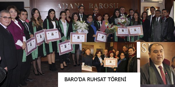 Baro'da düzenlenen törenle dokuz meslektaşımız