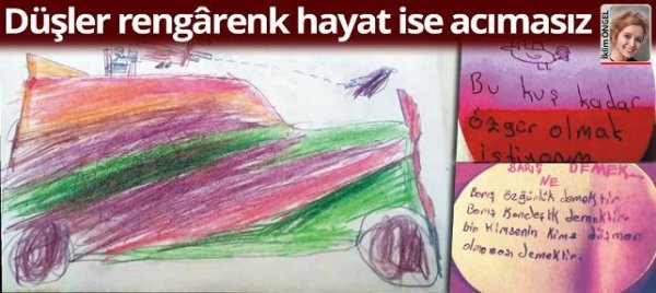 Cizreli çocuklar barış dileklerini kâğıtlara yazdı