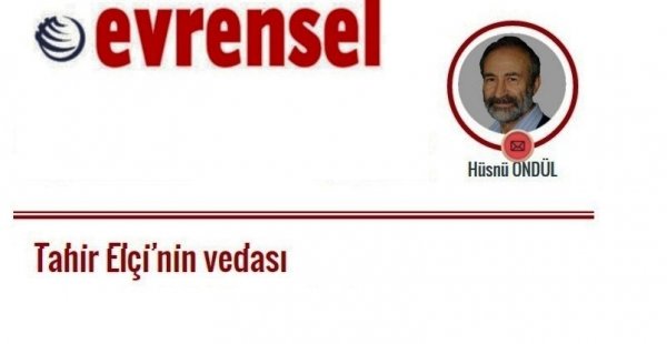 Tahir Elçi'nin vedası