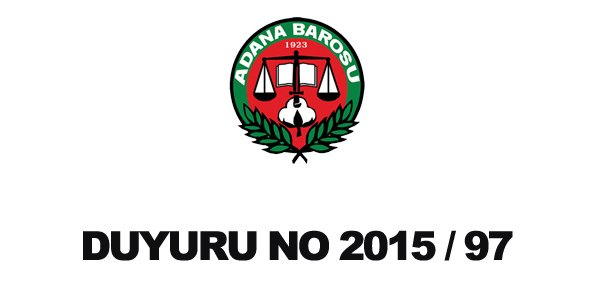 DUYURU NO 2015 / 97