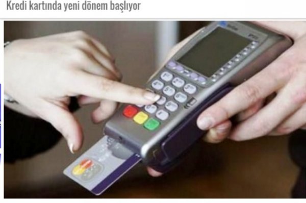 Kredi kartında yeni dönem