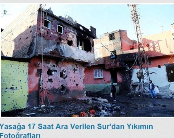 Yasağa 17 Saat Ara Verilen Sur'dan Yıkımın Fotoğrafları