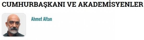 Ahmet Altan'ın yazısı