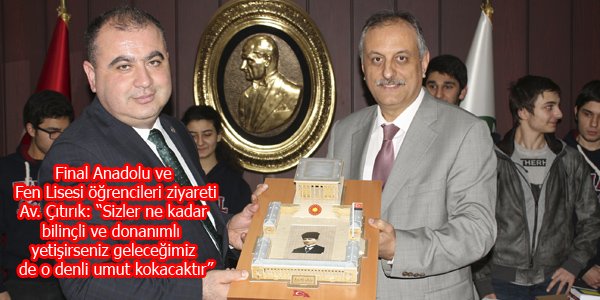 Final Anadolu ve Fen Lisesi ziyaret