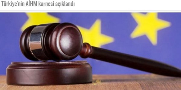 Türkiye'nin AİHM karnesi açıklandı