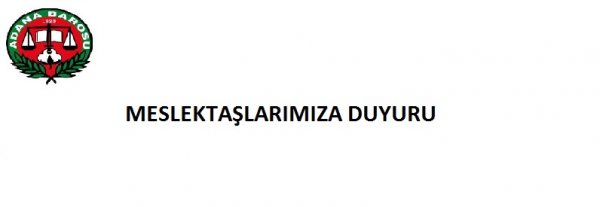 Avukat Bulundurma Zorunluluğu Hk. (29.01.2016)