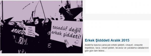 erkekler Aralık'ta 19 kadın öldürdü