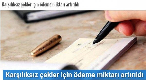 Karşılıksız çek..