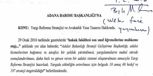 YARGI REFORMU STRATEJİSİ