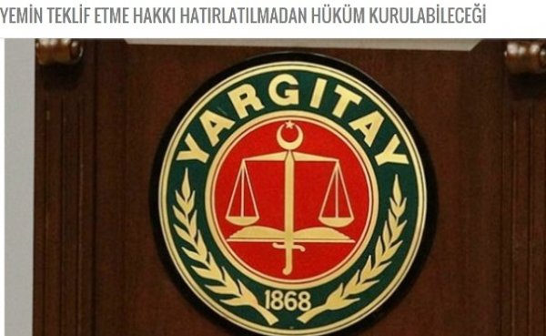 Yemin Teklif Etme Hakkı