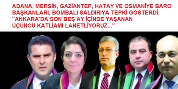 ANKARA'DA SON BEŞ AY İÇİNDE YAŞANAN ÜÇÜNCÜ KATLİAMI LANETLİYORUZ...