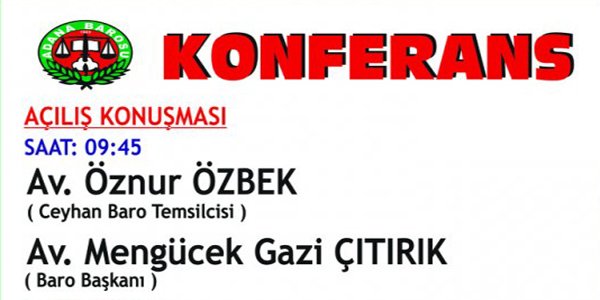 CEYHAN KONFERANS