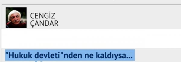 "Hukuk devleti"nden ne kaldıysa...