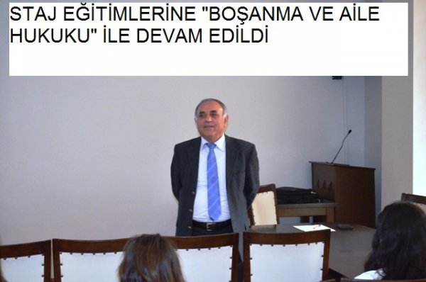 staj eğitimlerine devam edildi-25.03.2016