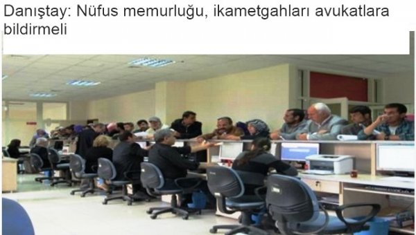 Danıştay: Nüfus memurluğu, ikametgahları avukatlara bildirmeli