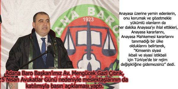 Kimsenin siyasi ikbali ve siyasi istikbali için