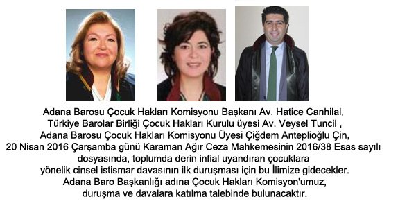 Çocuk Hakları Komisyonumuz, Karaman'a