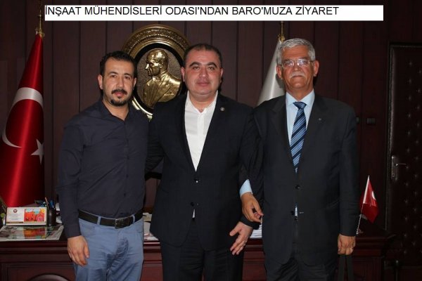 İnşaat Mühendisleri Odası'ndan ziyaret - 14.04.2016