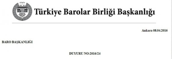 DUYURU NO:2016/24